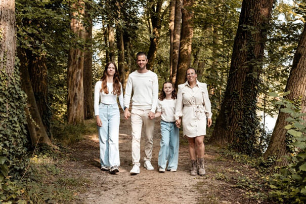 Janine (klant van Dreaver) met haar gezin