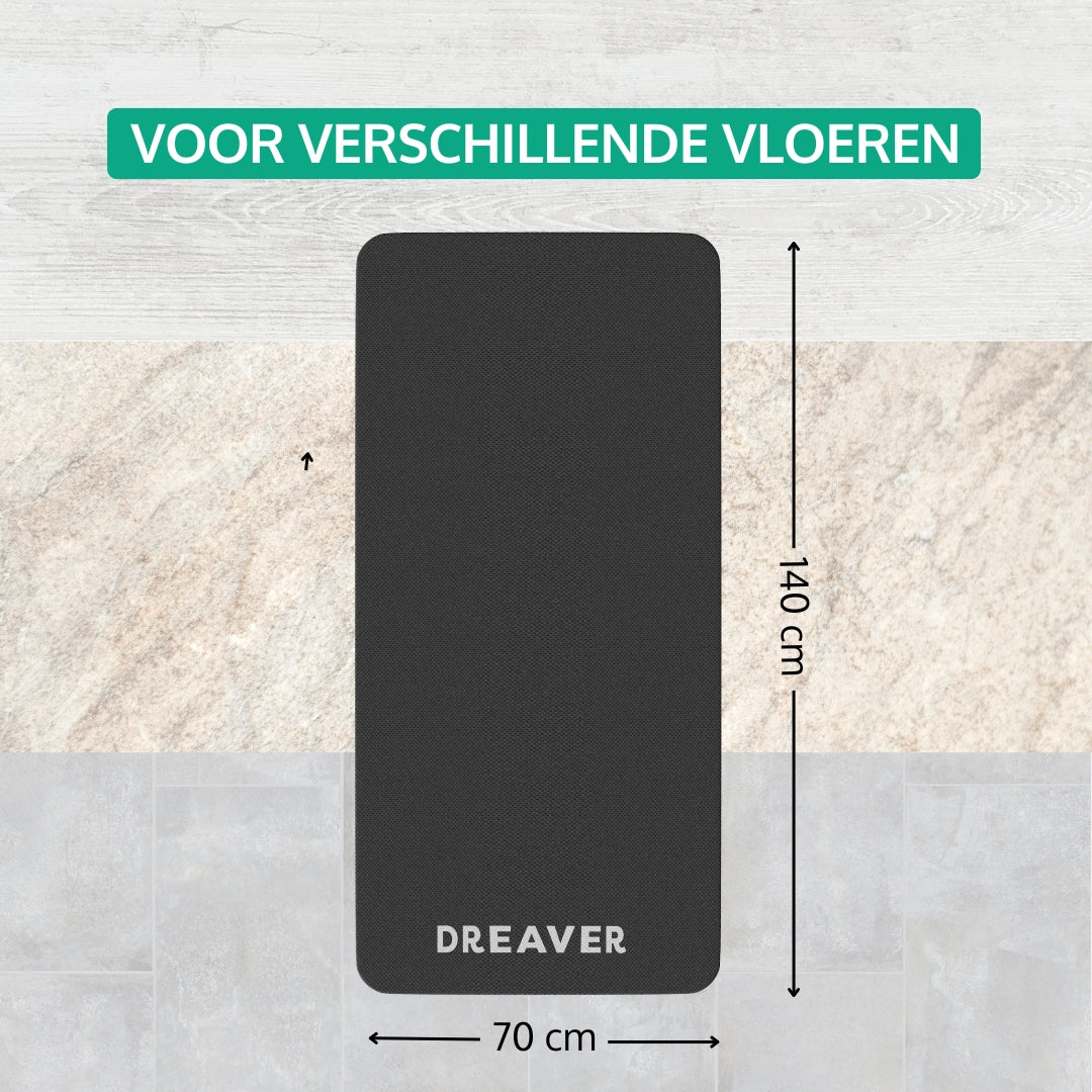 Dreaver Antislip Beschermmat - Extra Dempend & Vloerbeschermend