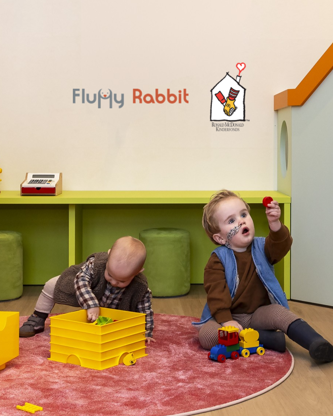 Dreaver Fluffy Rabbit Ronald McDonald kinderfonds samenwerking