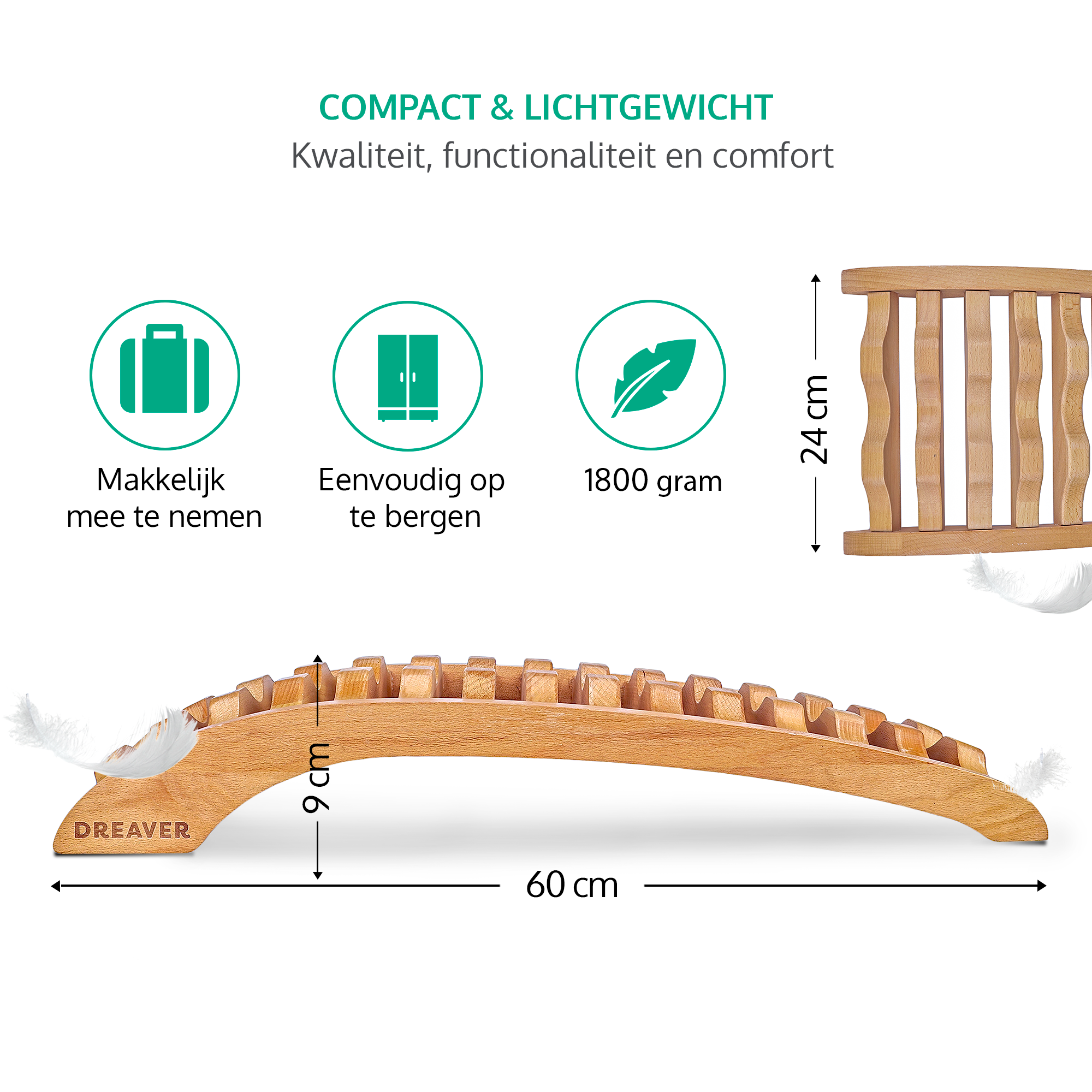 Dreaver Backstretcher - Beukenhout